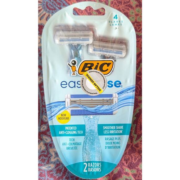 (2) BIC Easy Rinse Women's Disposable 4-Blade Razors-2ct. Each - Picture 4 of 4